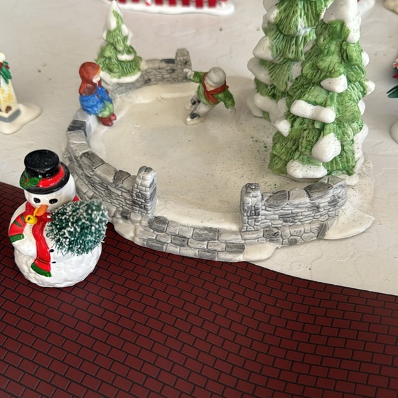 Department 56 Redish Brick Road 4-3/4โ wide by 36โ long - Picture 4 of 5